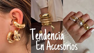 Accesorios CHUNKY nuevo estilo tendencia maximalista en aretes y ear cuffs [upl. by Imyaj]