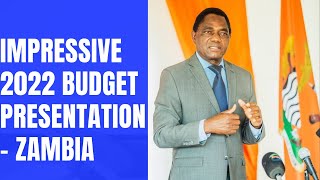 IMPRESSIVE 2022 ZAMBIA NATIONAL BUDGETFULL VIDEO [upl. by Ardnoed]