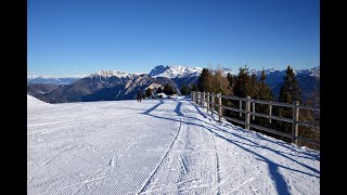 LATEMARPAMPEAGO ALPE CERMIS LUSIABELLAMONTE meraviglie invernali in VAL DI FIEMME [upl. by Ilac]