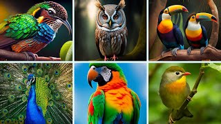 Birds Name  Birds Name with Pictures  Birds Vocabulary  Birds Name in English [upl. by Par]