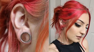 13mm Ear Stretch [upl. by Stein]