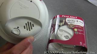 First Alert Hardwired Smoke and Fire Alarm explanation and unboxing video [upl. by Mendelson232]