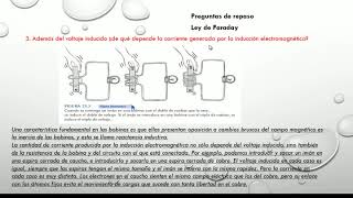 3 Además del voltaje inducido de qué depende la corriente generada [upl. by Weingartner]