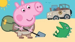 Peppa Pig Nederlands Compilatie Nieuwe Afleveringen ⭐ Mr de dinosaurus is kwijt ⭐ Tekenfilm [upl. by Nailuj320]