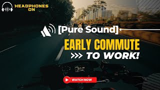 EARLY COMMUTE TO WORK  Yamaha MT09 2021  Akrapovich Pure Sound 4K [upl. by Nawed]