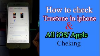 How to Check True Tone Display How to know if your iPhone screen is original  Apple [upl. by Tterrab]