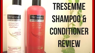 TRESemme Keratin smooth shampoo amp Conditioner Review [upl. by Brade]