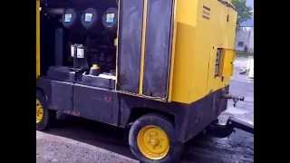 ATLAS COPCO compressor XRHS 385 Md in running condition [upl. by Nytsuj]