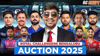 BUYING RCPL AUCTION With RCB In RC SWIPE IPL 2025 [upl. by Eeloj]