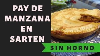 Pay de manzana en sartén Sin horno ASMR [upl. by Atig]