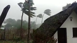 Tropical Cyclone Batsirai hits Madagascar [upl. by Anette]