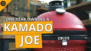 How I feel about my KAMADO JOE  One year on  Barbechoo [upl. by Ehtyde]