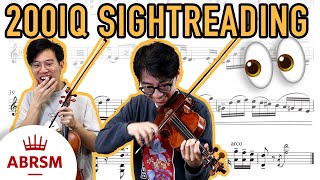 TwoSetViolin Archive  Attempting ABRSM Sight Reading Test of Every Grade [upl. by Ydderf]