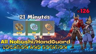 All NobushiampHandGuard Location and Rotation  Genshin Impact [upl. by Galang]