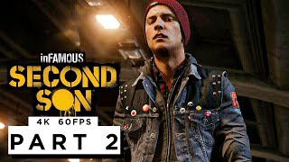 INFAMOUS SECOND SON PS5 Walkthrough Gameplay Part 2  4K 60FPS [upl. by Anirb]