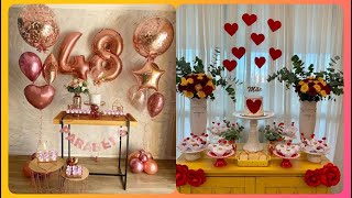 😎 Ideas Para Decorar Cumpleaños de Mujer Adulta en Casa  Decoración Sencillo Pero Bonito [upl. by Yeldoow]