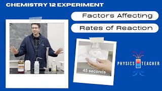 Grade 12 Chemistry Lab  Rates of Reactions [upl. by At]