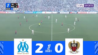 Marseille contre OGC Nice 20  Ligue 1 McDonalds 202425  Résumé de Match [upl. by Lleumas]