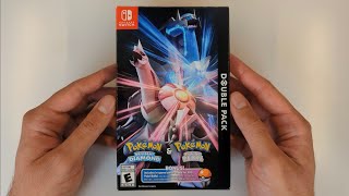 Pokémon Brilliant Diamond amp Pokémon Shining Pearl Double Pack Best Buy Switch CIB 2024 ASMR [upl. by Lyris]