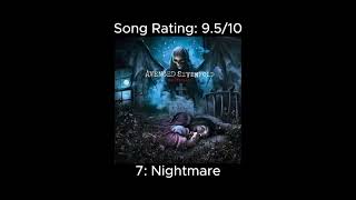 Nightmare Ranked Avenged Sevenfold [upl. by Shep]