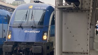 Odjezd Railjeta “Spirit of Brno” z Prahy hln [upl. by Ymmij]