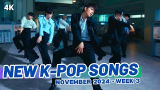 NEW KPOP SONGS  NOVEMBER 2024 WEEK 3 [upl. by Aihk]