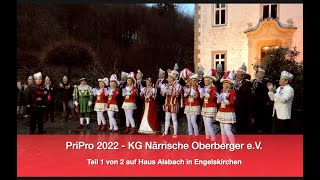 PriPro 2022 Teil 1 der KG Närrische Oberberger eV Engelskirchen [upl. by Attekahs]