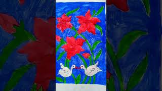 Kaner ka phool alekhanart painting [upl. by Dlawso307]