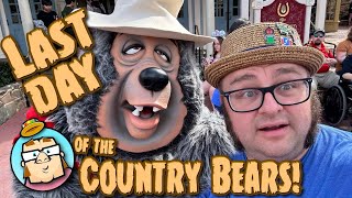 Final Day For Country Bears Jamboree Did Not Go As Expected Strange End to a Classic Show [upl. by Wilser279]