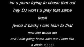 lean like a cholo lyrics [upl. by Salaidh257]