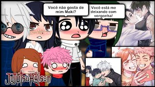 Jujutsu Kaisen react Shipps Foto e Memes 😂❤️ Satoru Gojo vai ter um filho com a Utahime JJk [upl. by Amaras]