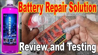 Cara Baiki Bateri Rosak Adakah berjaya DIY  Battery Repair Solution Review and Testing [upl. by Donaldson48]