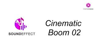 Cinematic Boom 02 Sound Effects YouTubers Use  Stock Footage Free  No copyright  2024 [upl. by Essam]