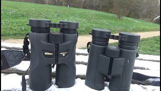 Comparison Nikon Prostaff 7S 10x42 vs Nikon Prostaff P7 8x42 [upl. by Matthaus355]