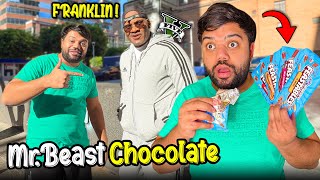 Trying MrBeasts Chocolate For The First Time 🍫😍 I Met The Reallife Franklin From GTA 5 😱 [upl. by Caroline678]