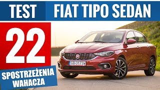 Fiat Tipo Sedan 16 MultiJet 120 KM Lounge 2019  TEST PL [upl. by Repsac895]