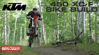 2016 KTM 450 XCF Bike Build [upl. by Haneekas915]