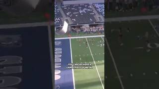 Large piece of metal falls from stadium roof before Dallas game [upl. by Copeland773]