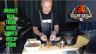 SMOKED BRISKET BEEF TACOS [upl. by Alleen]