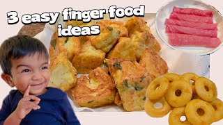 3 Finger Food Ideas  Baby LED Weaning [upl. by Elnore215]