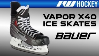 Bauer Vapor X40 Ice Hockey Skate Review [upl. by Cummine605]