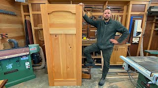 I Built A Solid Wood Door IN ONE DAY [upl. by Ennairej]