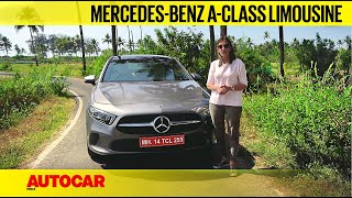 2021 MercedesBenz Aclass Limousine review  The rising star I First Drive I Autocar India [upl. by Charleton]