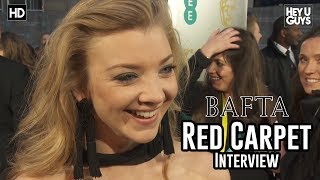 Natalie Dormer Game of Thrones  BAFTA Awards 2018 Red Carpet Interview [upl. by Alyat]