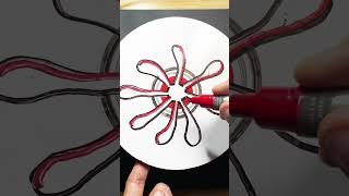 Hypnotic Animated Comic Tentacles Drawing shorts drawing tentacles asmr [upl. by Stoddart]