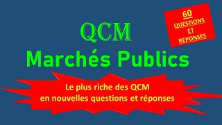 qcmmarchéspublicsmaroc [upl. by Ailev]