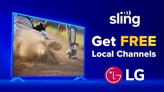 Watch Local Channels for FREE on LG Smart TVs with Sling [upl. by Airolg]