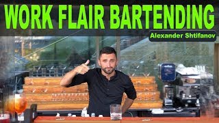 Flair Bartending Alexander Shtifanov Work Flair in Sochi 2019 [upl. by Phylis710]