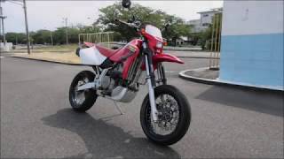 xr650r （exhaust sounds 3type spark arrestor） [upl. by Airbmac957]