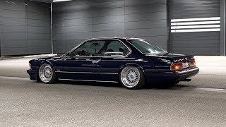 BMW 635 CSI  Bagged on 18quot BBS RS  Airlift Performance  4K [upl. by Stedt]